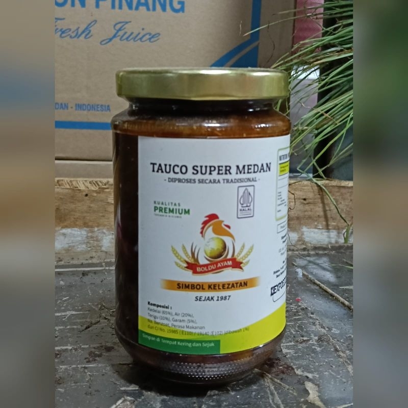 

Tauco super medan botol,cap ayam