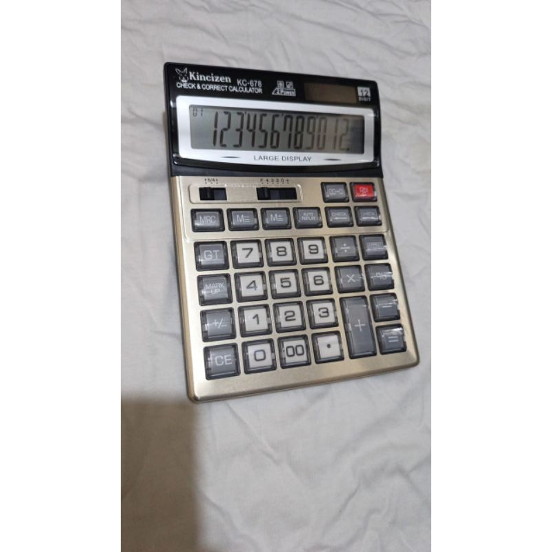 

kalkulator ct 678 calculator dagang besar kincizen 12 digit