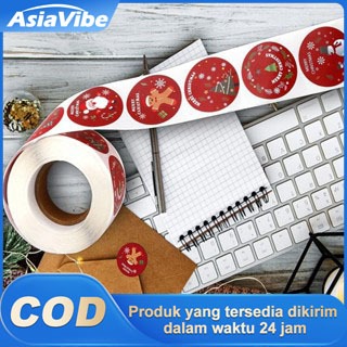 

Stiker Natal 3.8cm 500pcs Ciptakan suasana Natal hadiah Natal Alat peraga Natal dekorasi Natal label penyegelan kotak hadiah
