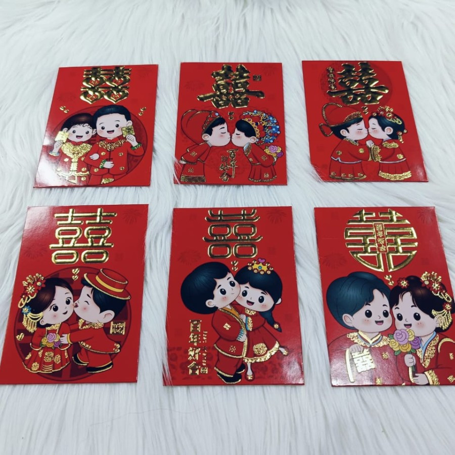 

Angpao Swangsi (angpao kawin/angpao nikah) 4117 Mix motif Unik Kualitas Premium