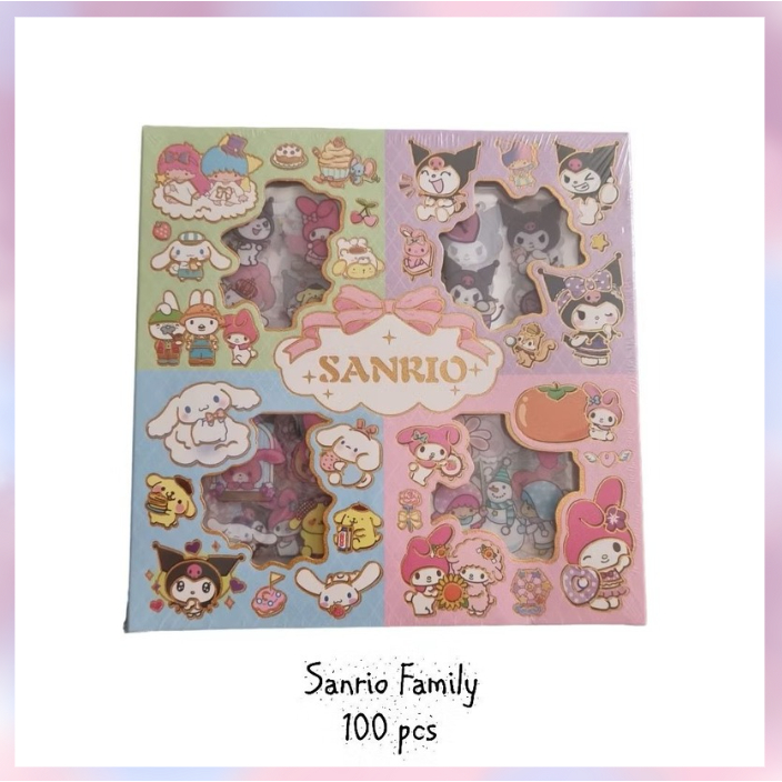 

[BS COD] 100 LEMBAR STIKER PVC SANRIO MELODY KUROMI KILAT DEKORASI BANYAK PILIHAN KARTUN AESTHETIC TERMURAH