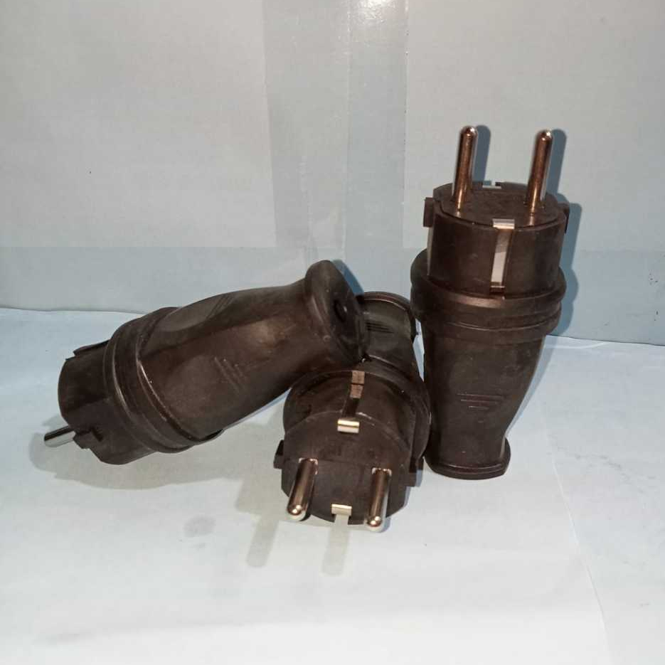 Steker Colokan Listrik Karet , Colokan Cowok , Steker Male PHILMAX