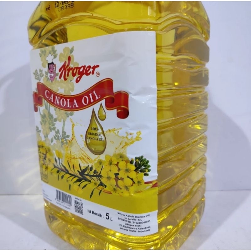 

RB Kroger Canola Oil 5L - Minyak Kanola Canola Tumis Panggang Singapore