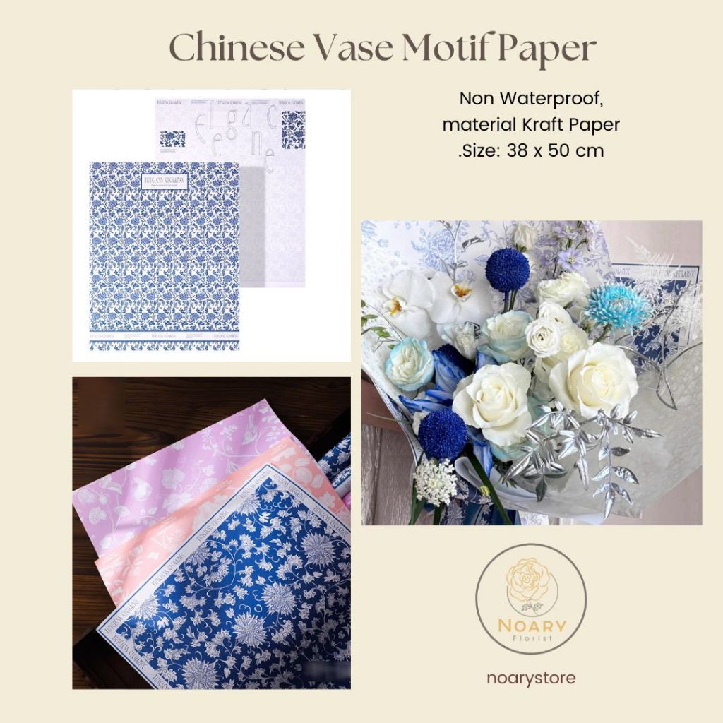 

CHINESE VASE MOTIF PAPER