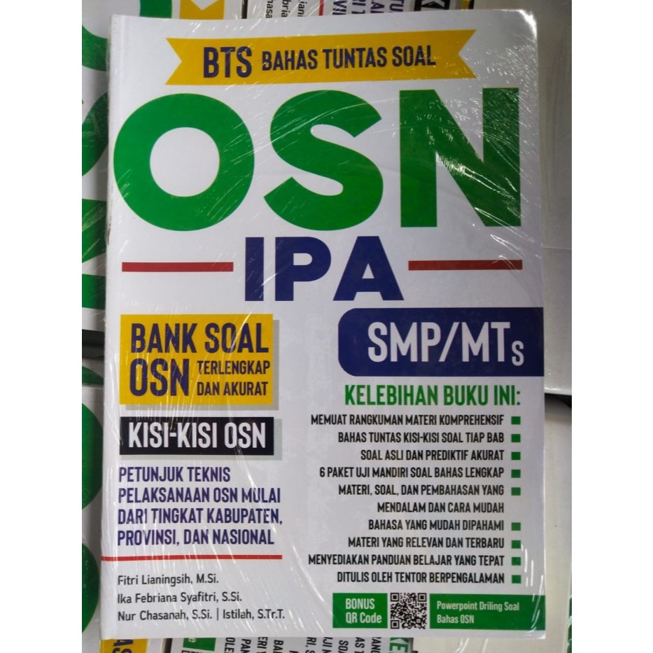 Gramedia Padang-BTS Bahas Tuntas Soal OSN IPA SMP