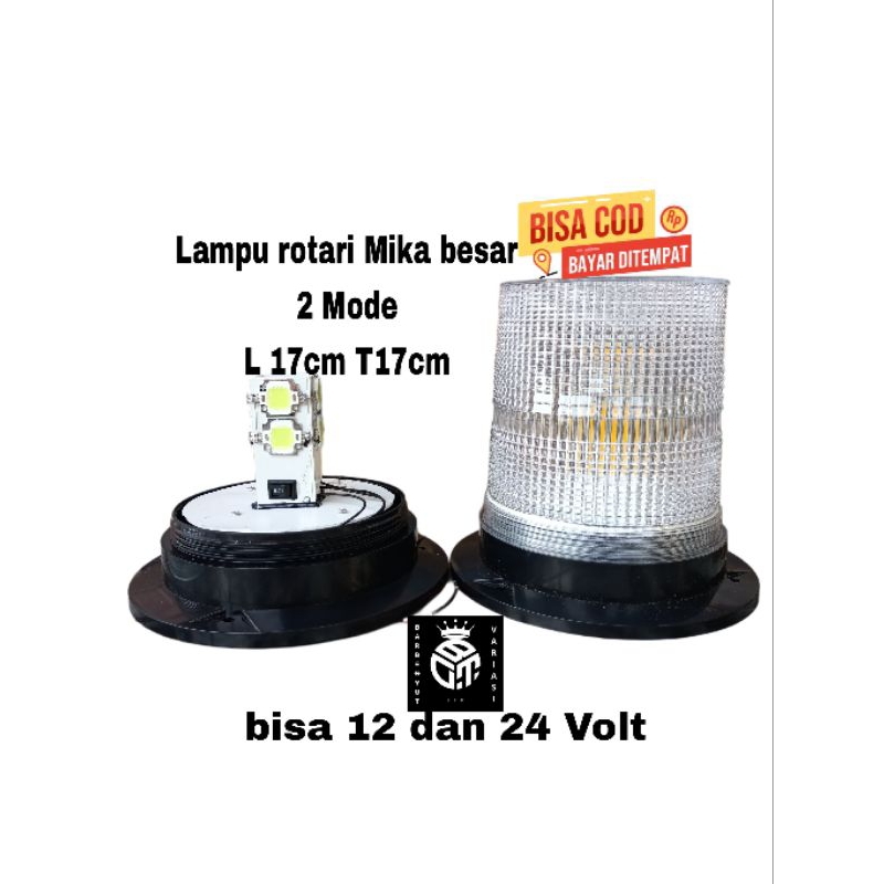 Lampu Emergency,Lampu indikator,Lampui toples besar 2 mode 8 Led