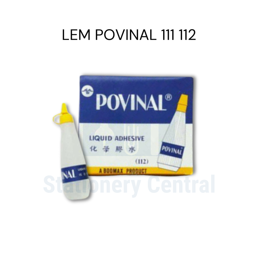 

Lem Kertas / Lem Povinal Cair 111 112 Liquid Glue Cair Serbaguna