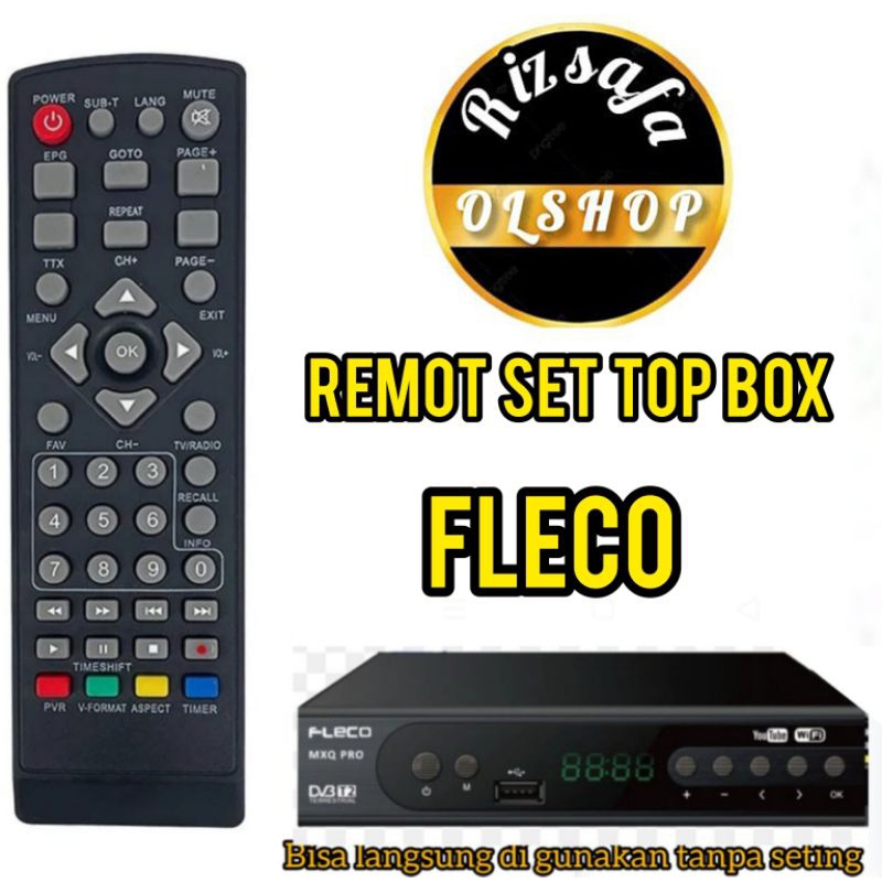 remot set top box FLECO Tampa kode