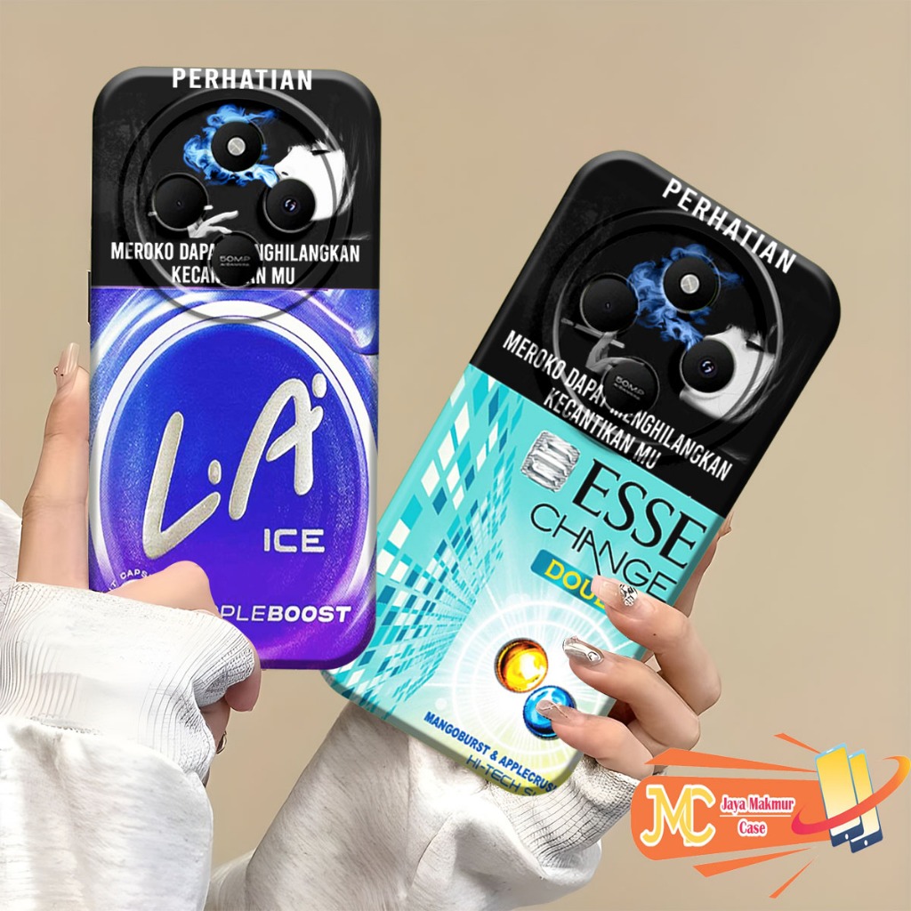 SOFTCASE poco c75 / redmi 14c / redmi 13c / redmi c65 motif Rokok- Case cowok - Case poco - Case vir