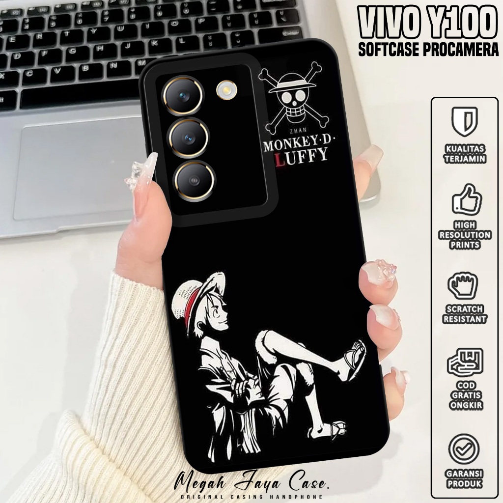 Softcase Hp VIVO Y100 - Case Hp VIVO Y100 Motif OP - Silikon Hp VIVO Y100 - Softcase Pro Camera - Ko