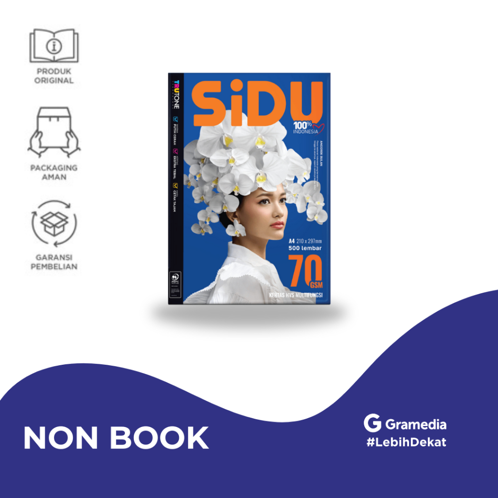 

Kertas HVS A4 70 GSM SiDU - Gramedia Jember