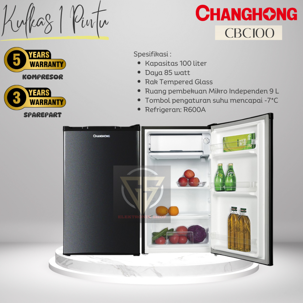 Kulkas 1 Pintu CHANGHONG CBC100