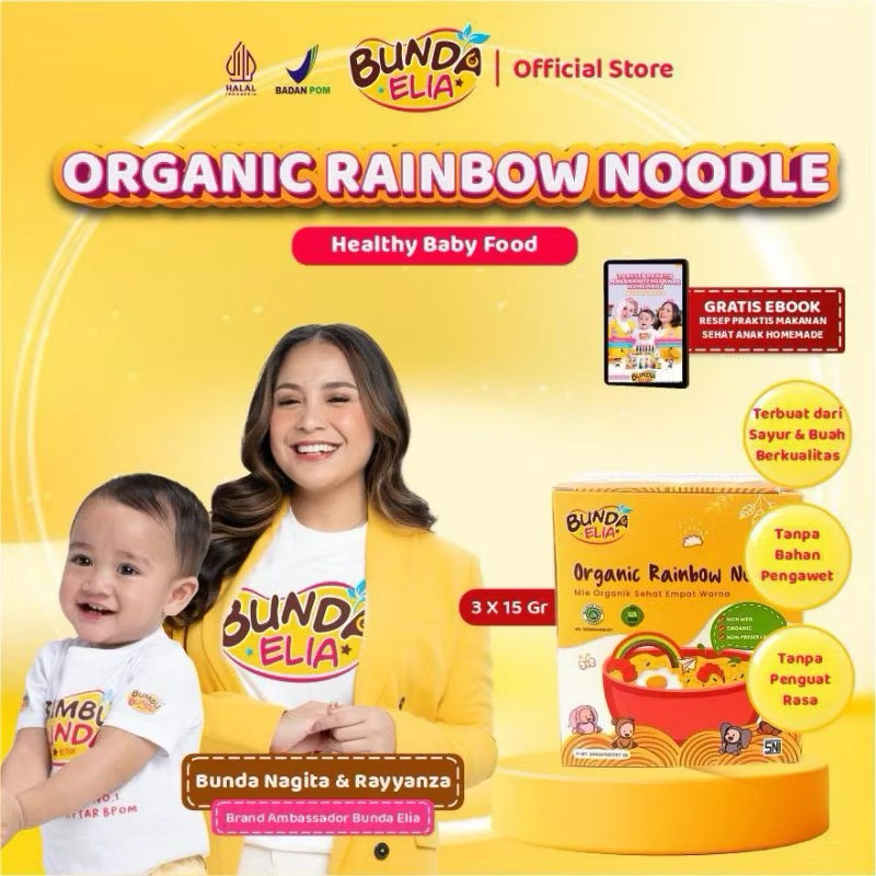 

Bumbu Bunda Elia Organic Rainbow Noodle