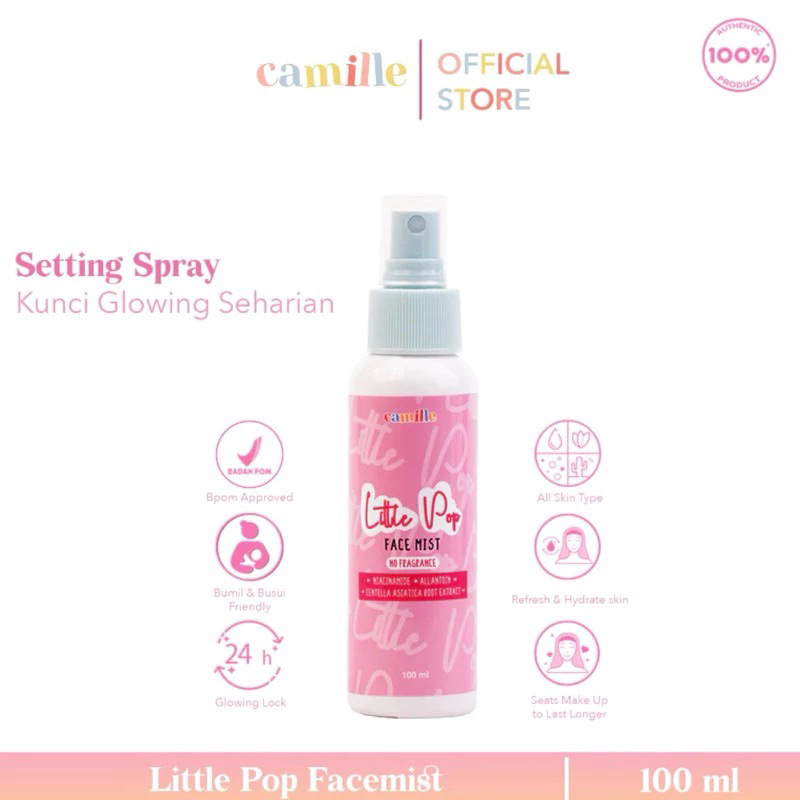 CAMILLE LITTLE POP FACE MIST BY CAMILLE BEAUTY | CAMILLE FACE MIST GLOWING