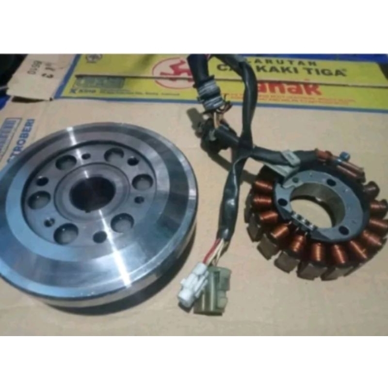 magnet+spul masih normal jalan siap pakai motor Yamaha Vixion old 3C1 original