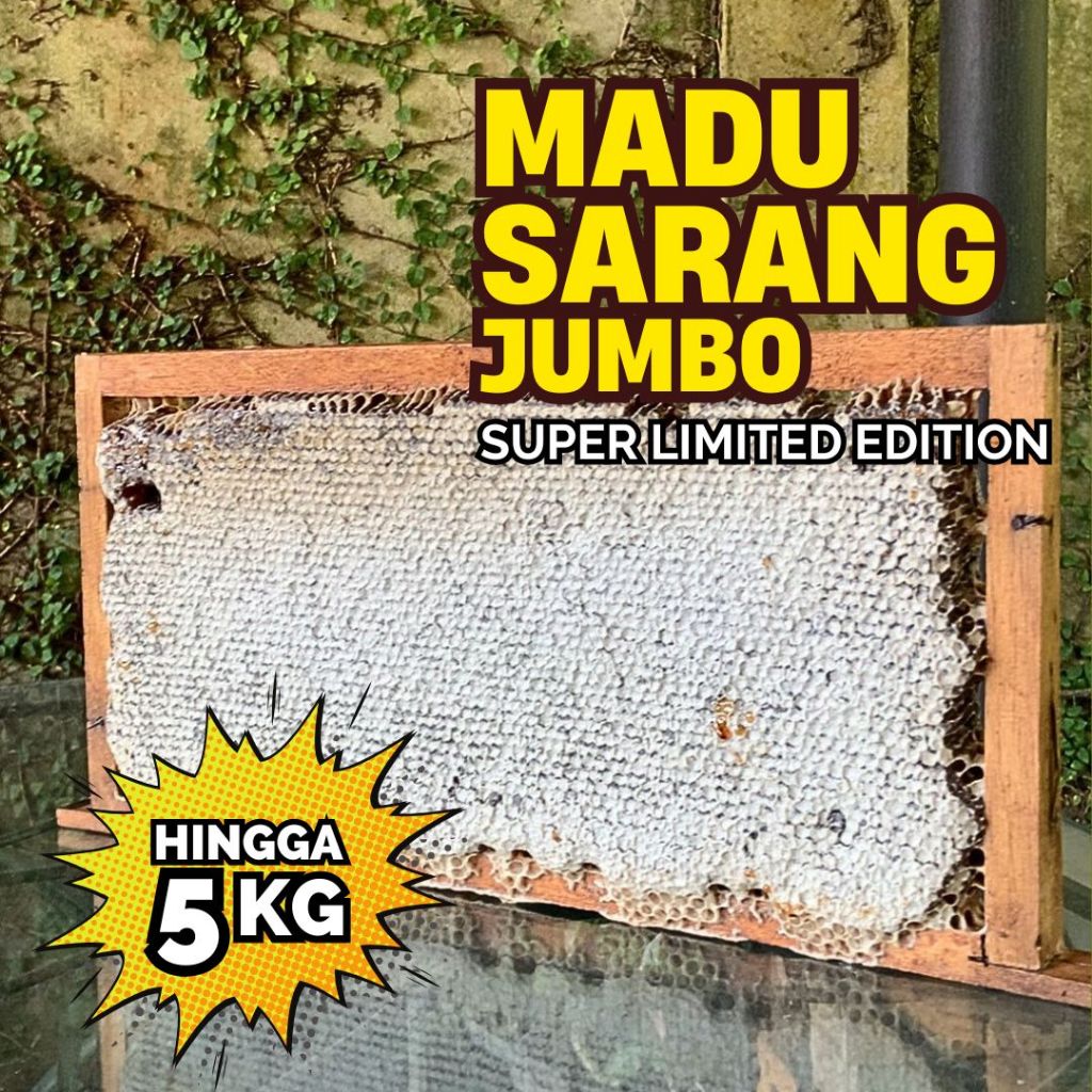 

CLB MADU SARANG ASLI JUMBO / PREMIUM HONEYCOMB CLB FRESH & RAW