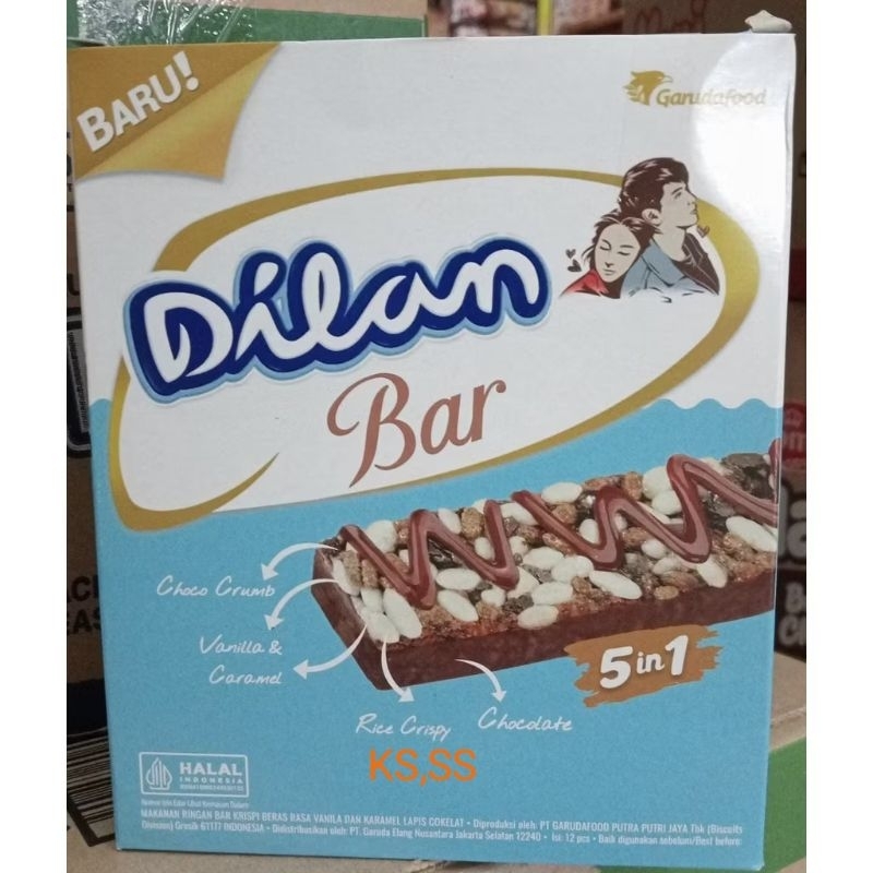 

KS - 1Box 12 Pcs Dilan Chocolate Bar / Dilan Bar Netto 12 gr