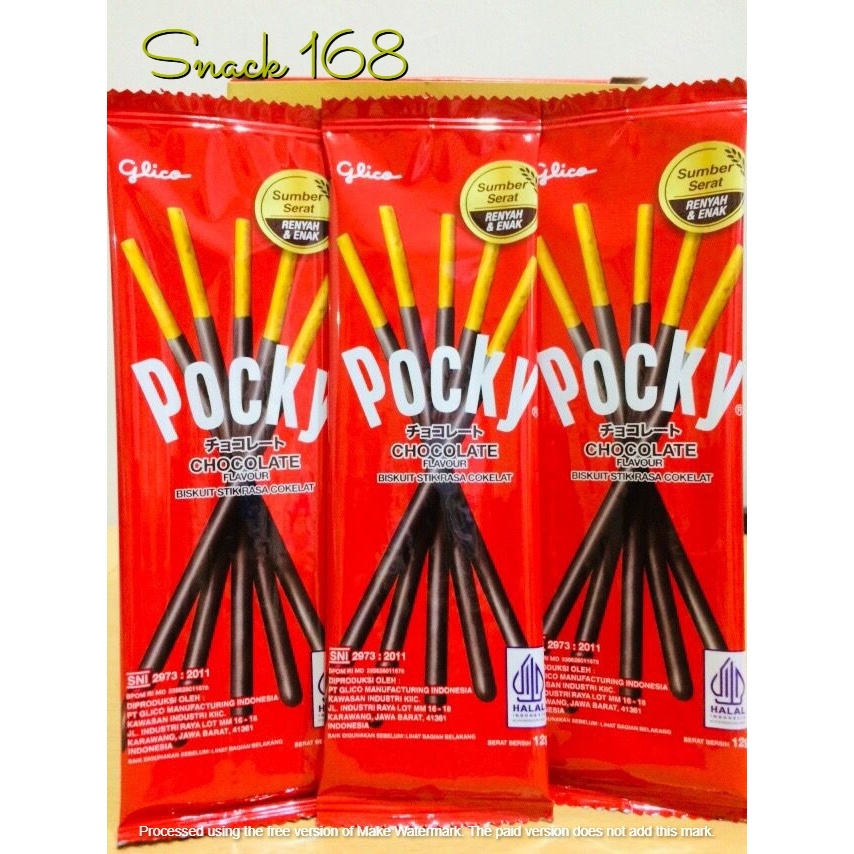 

Glico Pocky Sachet Choco Stick Biscuit 144g