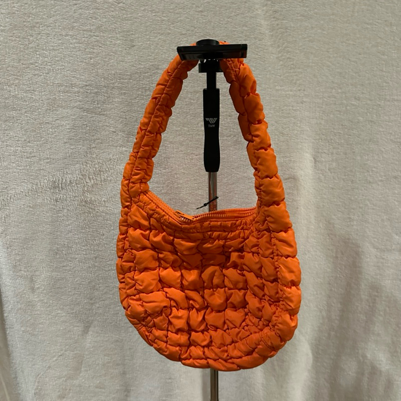 COS - Quilted Orange Bag Medium