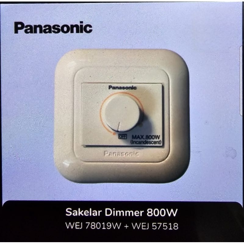 PANASONIC STOP KONTAK DIMMER 800W PUTIH