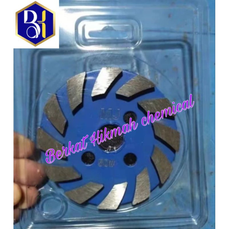 Segmen pad 4"inch/Diamond pad grinding/Segmen Poles Beton - #60
