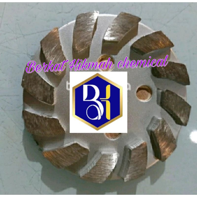 Segmen pad 4"inch/Diamond pad grinding/Segmen poles Beton - #120