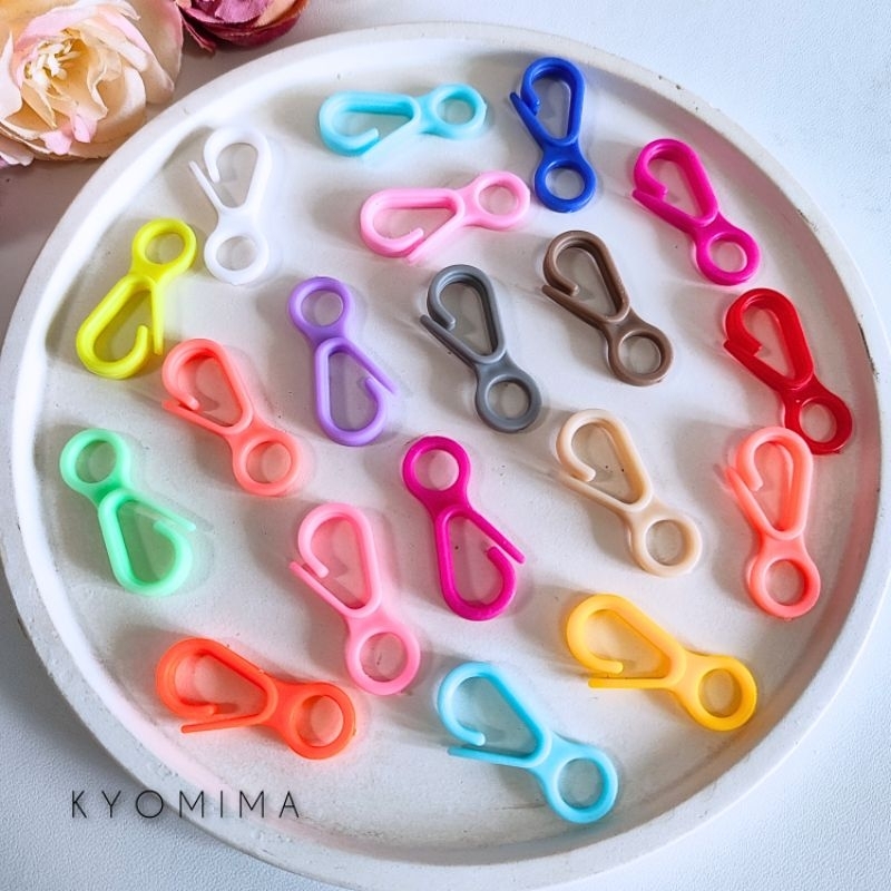 Kait Tali Masker / Kait Lobster Plastik / Kokot Udang Plastik
