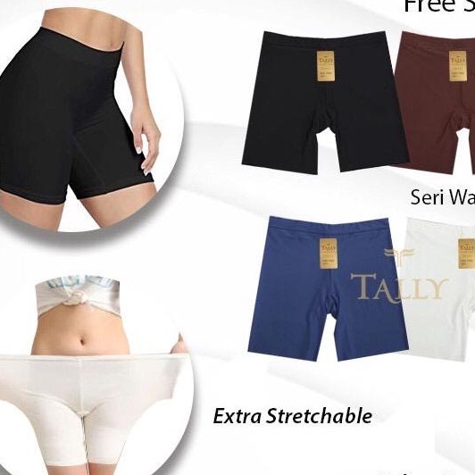 Eksklusif Tally 172  174  175  176  178 Short Pants Wanita Seamless Tanpa Jahitan Celana Short Seaml