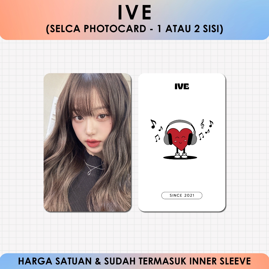 UNOFFICIAL PHOTOCARD IVE SELCA [1]