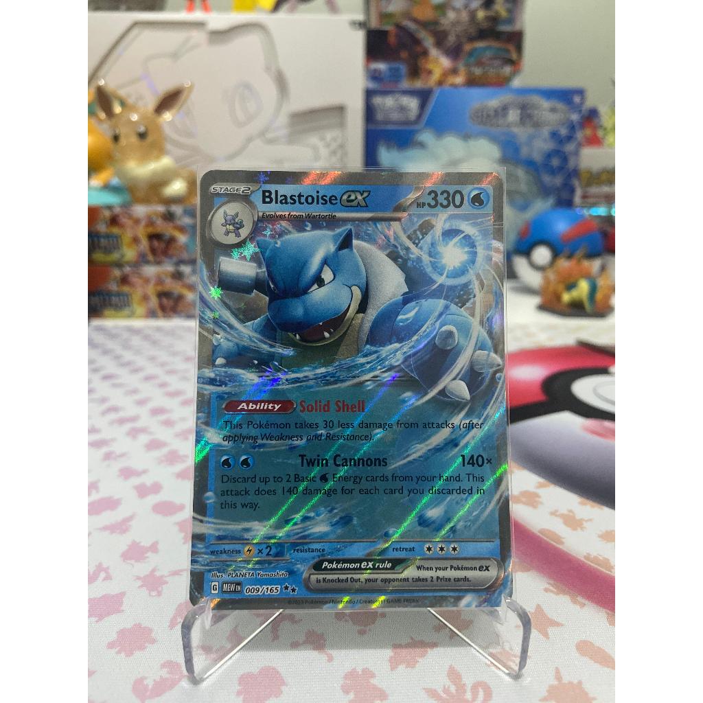 Blastoise EX 009/165 English Pokemon TCG ORIGINAL 100%