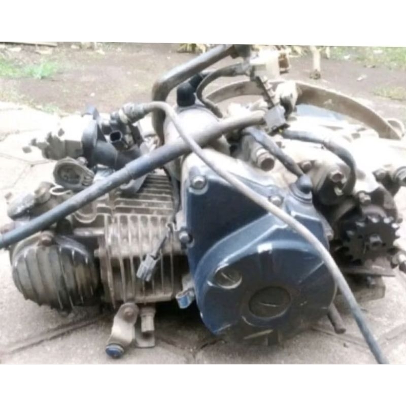 mesin fullset honda supra x 125 fi supra helm in original copotan