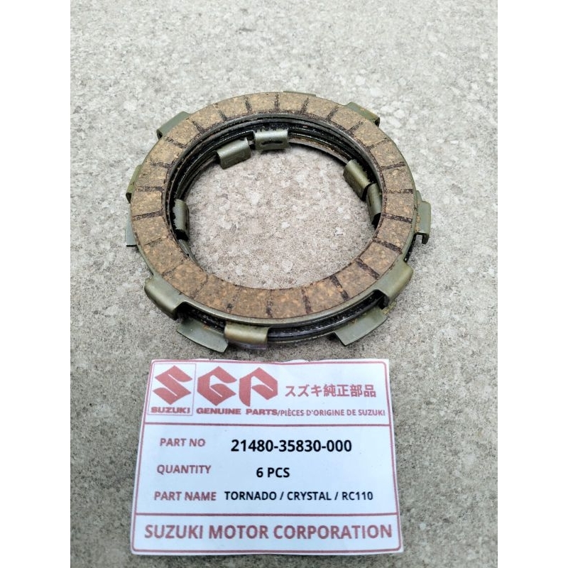 PELAT KAMPAS KOPLING RC 110 TORNADO CRYSTAL PIBER KOPLING CRYSTAL TORNADO RC110