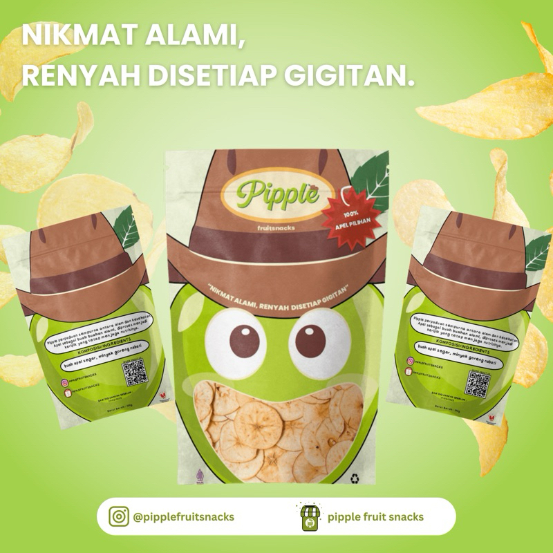 

Pipple Kripik Apple Khas Malang 100g