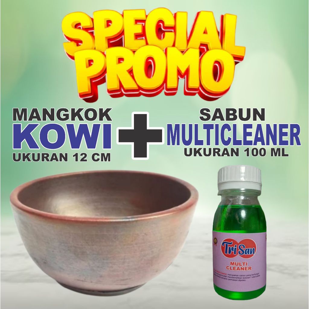 Mangkok Kowi Tanah Liat Alat Lebur Perhiasan Bonus Sabun serbaguna