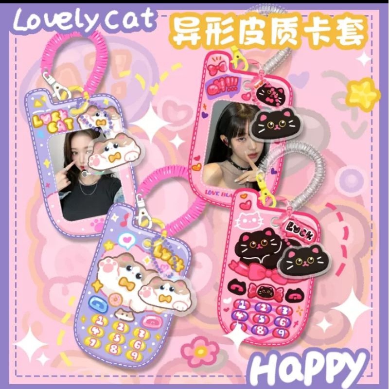 

[PO] Cahol Photocard Lovely cat Tempat kartu card Holder
