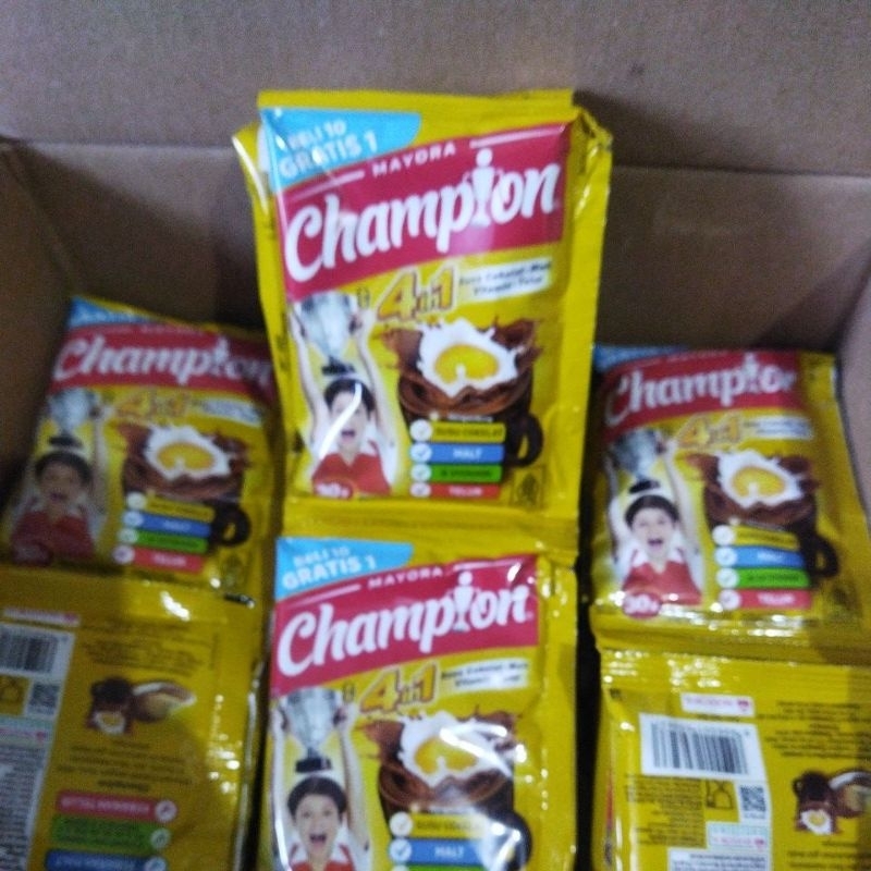 

Energen Champion Mayora Minuman Coklat Renceng Bonus 1