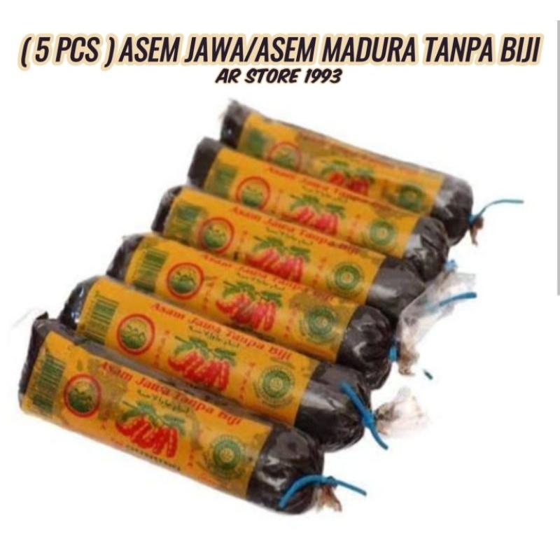 

Promo.!!! ( 5 pcs ) Asem jawa tanpa biji /asem madura