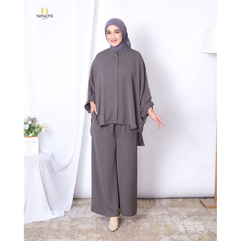 RADY FLIZZY SET CELANA NINOS 058 wanita cantik muslimah  TERBARU original NINOS CELANA