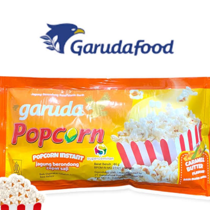 

Jagung Berondong Garuda Popcorn Caramel 80 gr