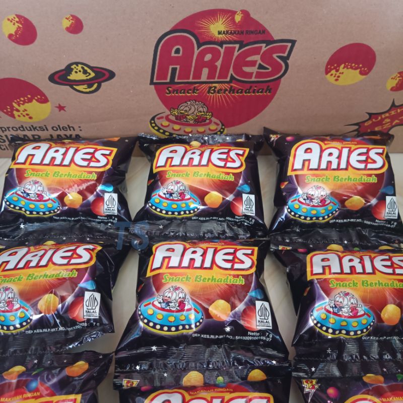 

Aries Snack Berhadiah. 1 Renceng isi 10 Pcs