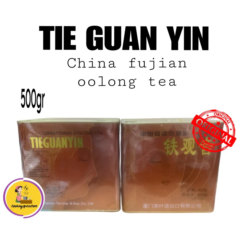 

China Fujian Oolong Tea / Tie Guan Yin / Teh Kuan Yin Kaleng 500gr