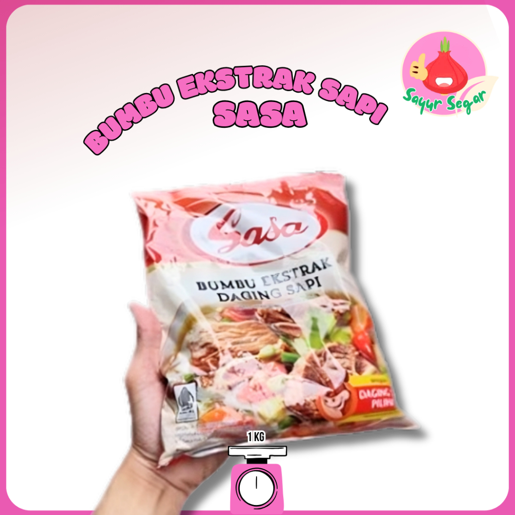 

Sayur Segar - Sasa Bumbu Ekstrak Sapi 1 kg / Beef Seasoning