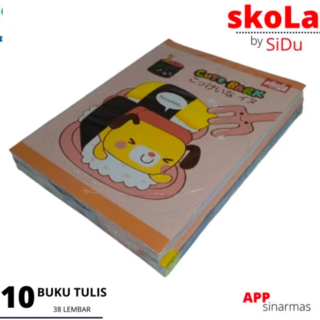 

MilL Buku tulis Sidu Skola By Sinarmas SIDU 38 isi 10 Buku