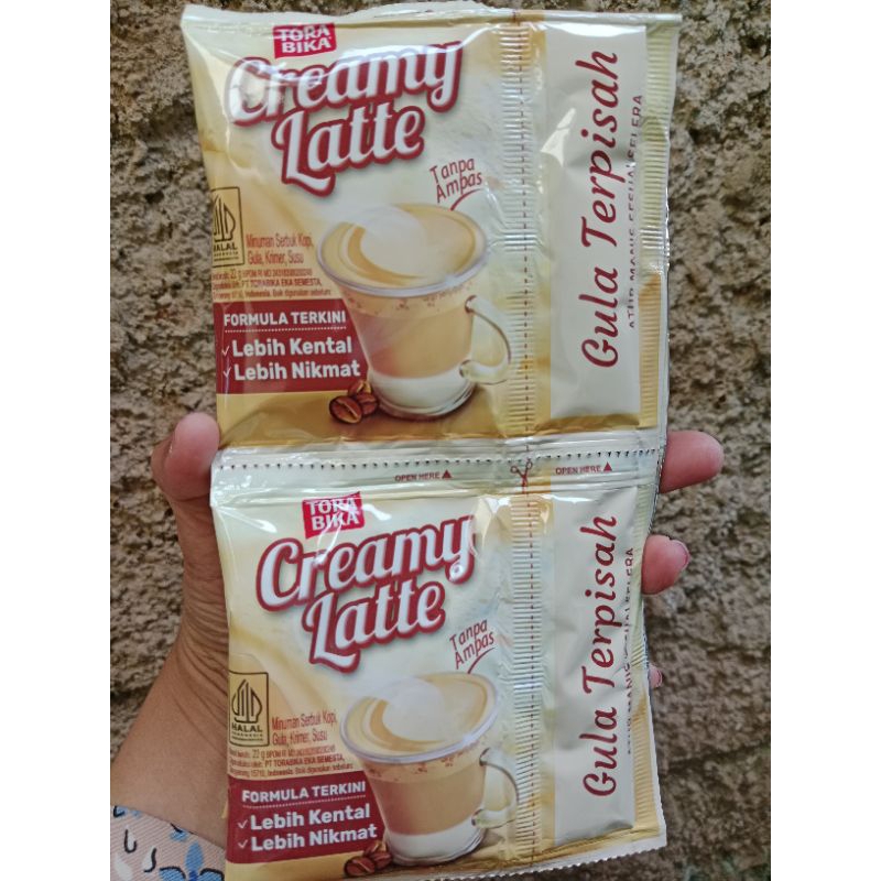 

Torabika Creamy Latte 1 Renceng isi 10 Sachet