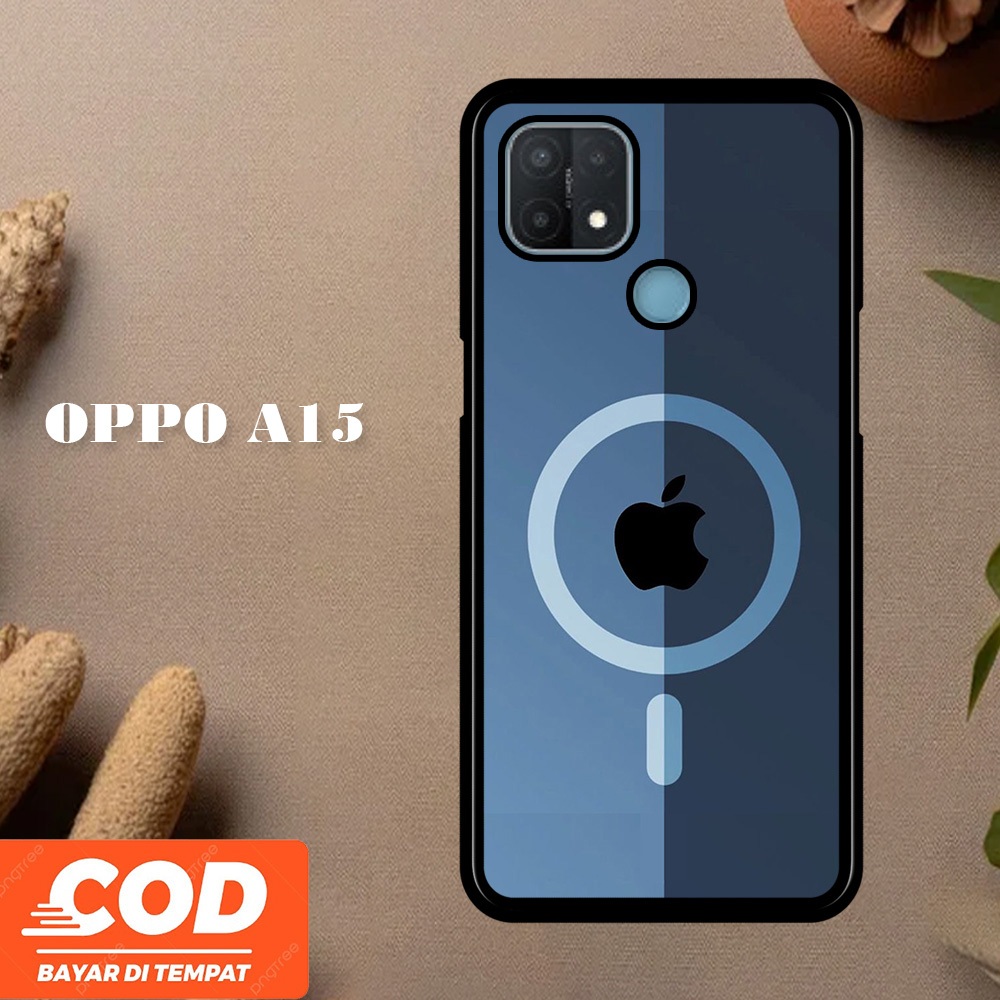 [A04] Ip Bulat Casing OPPO A15 Case Pelindung Hp Keren Lucu Viral Unisex Terbaru