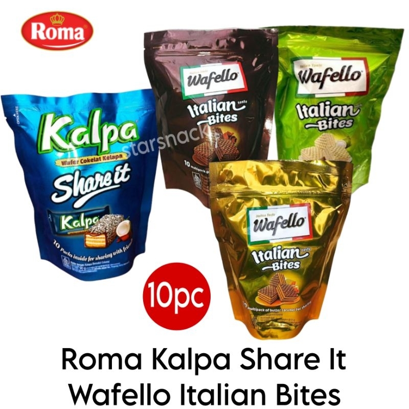 

Roma Wafello bites Kalpa Share it pouch isi 10pc