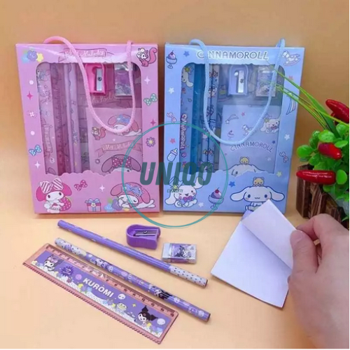 

Paket Lengkap Alat Tulis Lucu Pensil Rautan Asahan Penghapus Stip Buku Kecil Notes Catatan Perlengkapan Anak Sekolah 1 Set Ergonomis