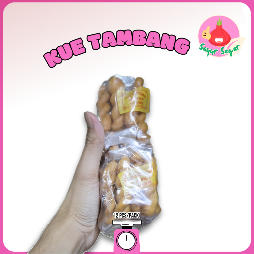 

Sayur Segar - Cemilan Kue Tambang 1pack isi 12pcs / Cake Snacks
