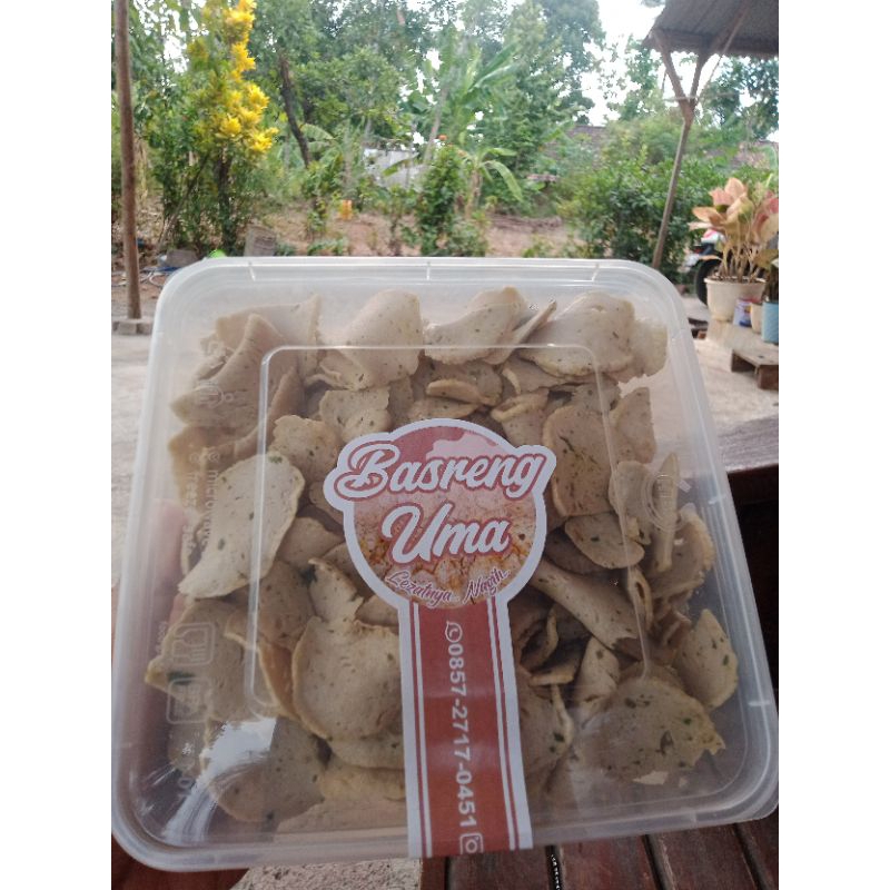 

Basreng thinwall 250g varian original /asin daun jeruk