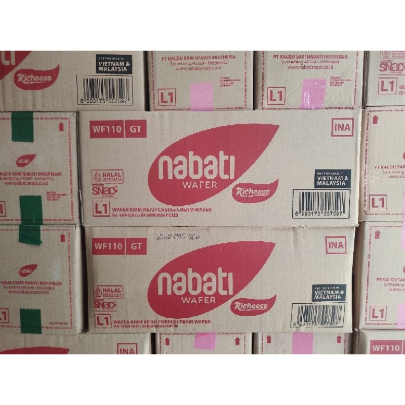 

wafer nabati coklat dan keju kemasan 5000 isi 24pcs